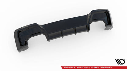 Heckansatz Diffusor V.2 passend für BMW M135i F20 schwarz Hochglanz