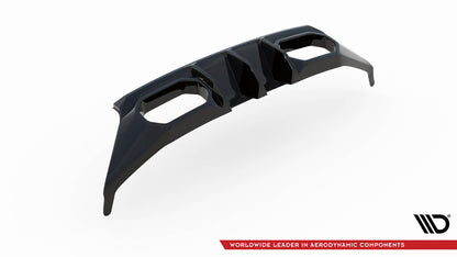 Heckansatz Diffusor V.2 passend für BMW M2 G87 schwarz Hochglanz