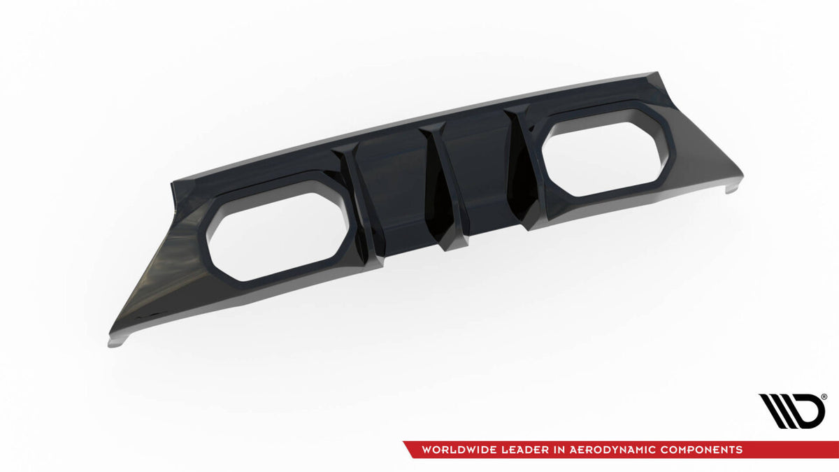 Heckansatz Diffusor V.2 passend für BMW M2 G87 schwarz Hochglanz