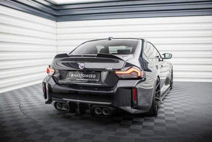 Heckansatz Diffusor V.2 passend für BMW M2 G87 schwarz Hochglanz