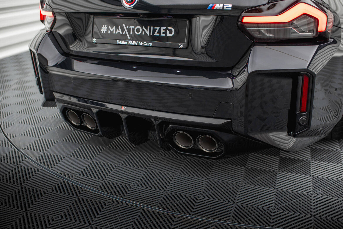 Heckansatz Diffusor V.2 passend für BMW M2 G87 schwarz Hochglanz
