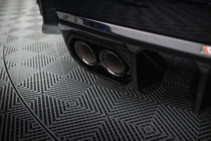 Heckansatz Diffusor V.2 passend für BMW M2 G87 schwarz Hochglanz