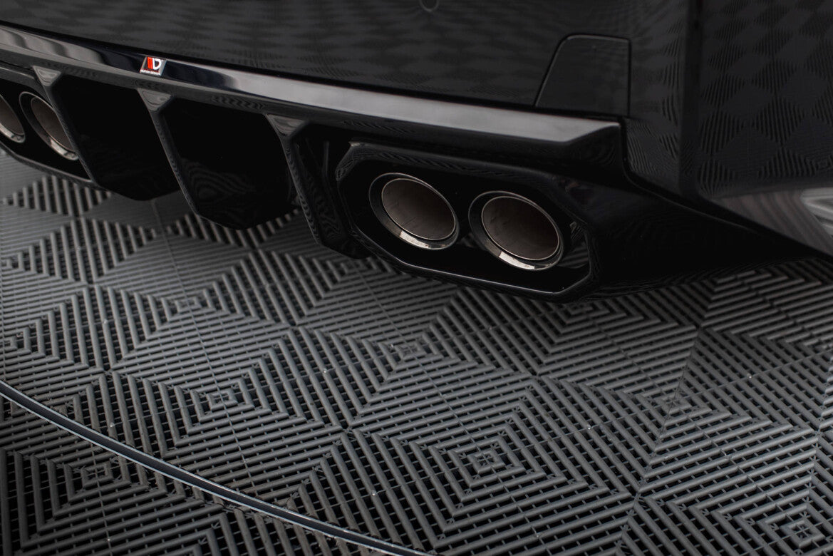 Heckansatz Diffusor V.2 passend für BMW M2 G87 schwarz Hochglanz