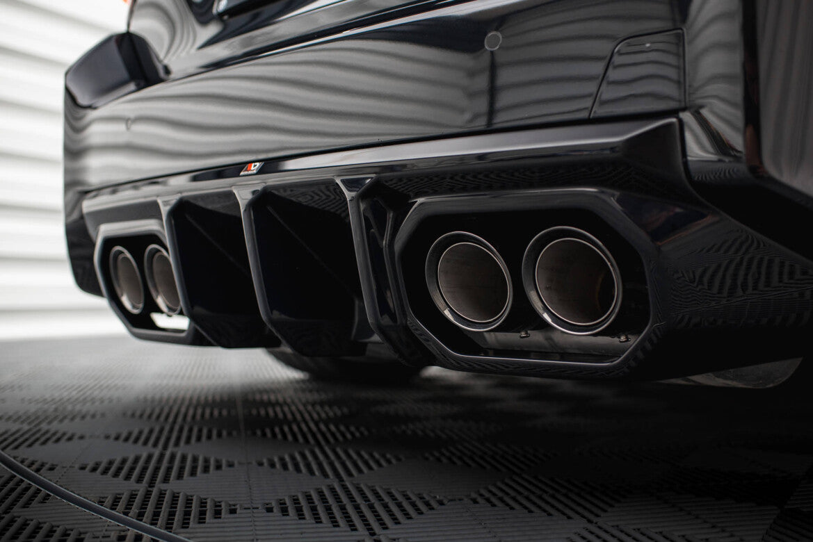 Heckansatz Diffusor V.2 passend für BMW M2 G87 schwarz Hochglanz
