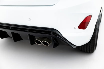 Heckansatz Diffusor V.2 passend für Ford FIesta Mk8 ST schwarz Hochglanz