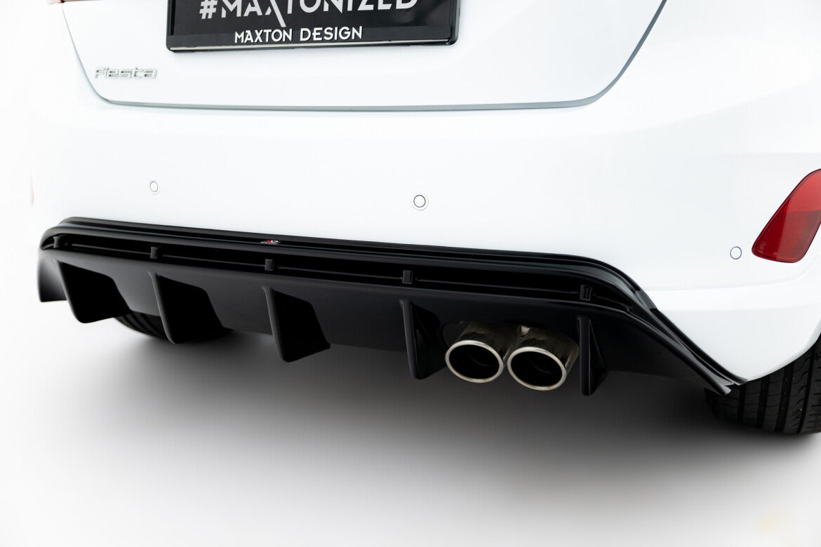 Heckansatz Diffusor V.2 passend für Ford FIesta Mk8 ST schwarz Hochglanz