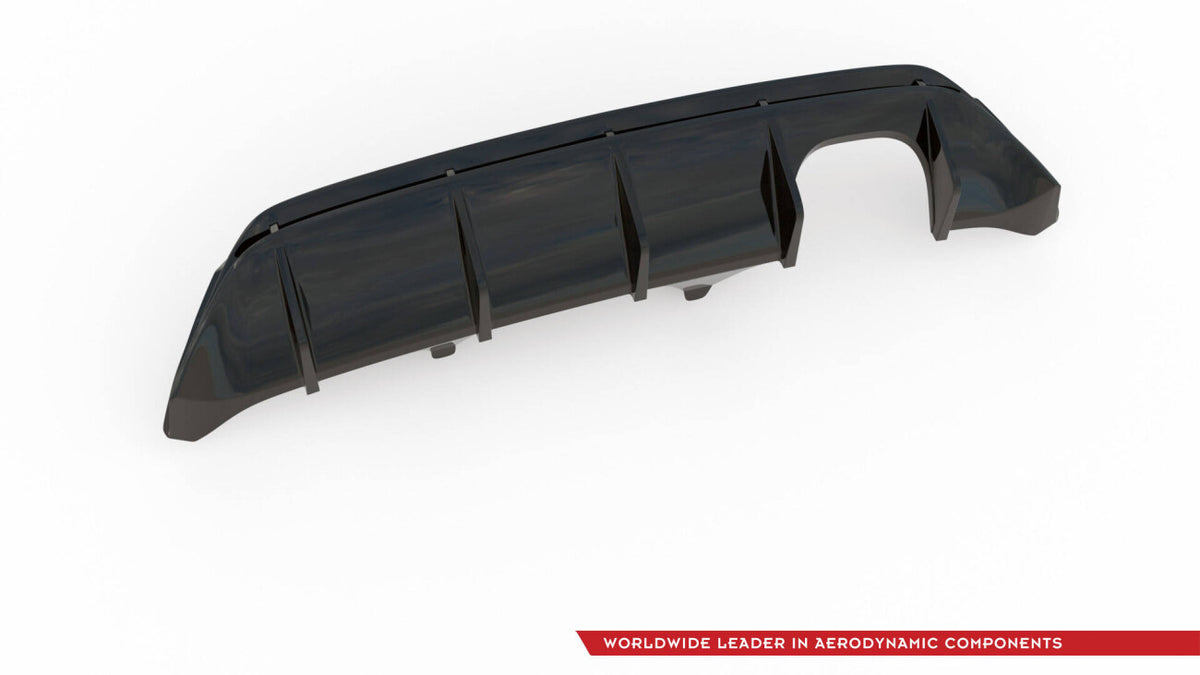 Heckansatz Diffusor V.2 passend für Ford FIesta Mk8 ST schwarz Hochglanz