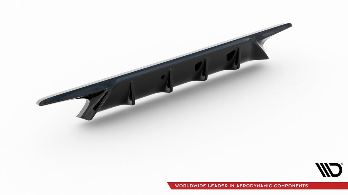 Heckansatz Diffusor V.2 passend für Ford Focus Hatchback ST Mk4 schwarz Hochglanz