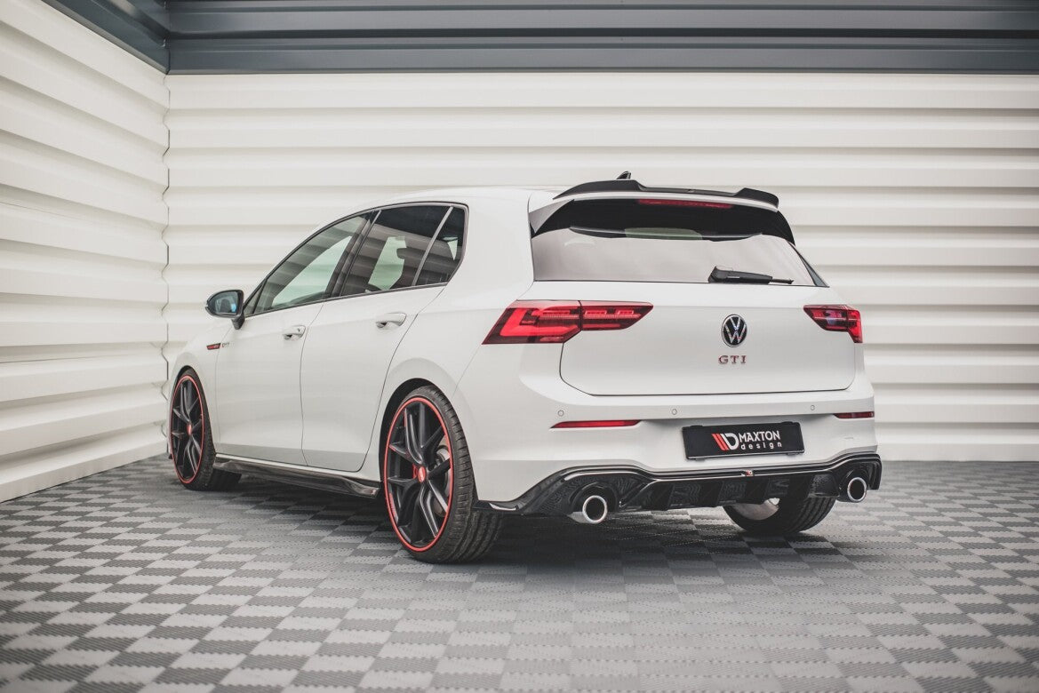 Heckansatz Diffusor V.2 passend für VW Golf GTI Mk8 schwarz Hochglanz