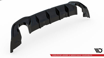 Heckansatz Diffusor V.2 passend für VW Golf GTI Mk8 schwarz Hochglanz