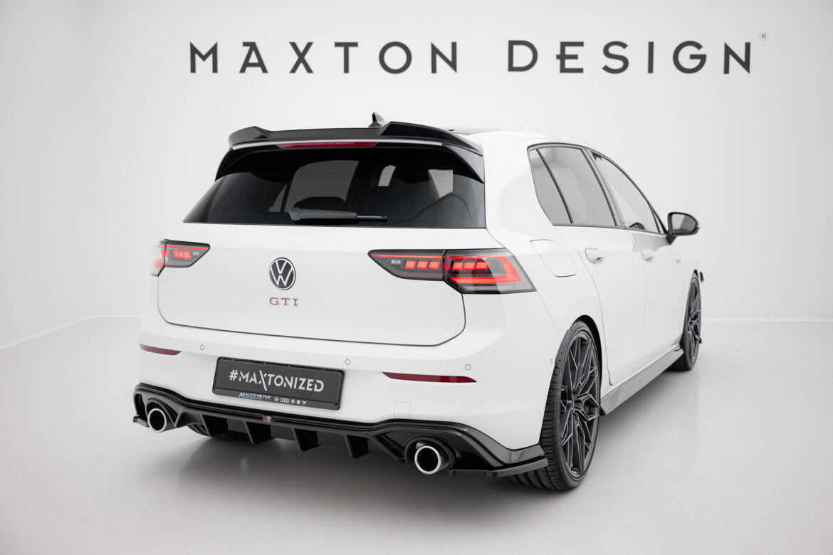 Heckansatz Diffusor V.2 passend für VW Golf GTI Mk8 schwarz Hochglanz