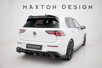 Heckansatz Diffusor V.2 passend für VW Golf GTI Mk8 schwarz Hochglanz