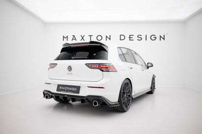 Heckansatz Diffusor V.2 passend für VW Golf GTI Mk8 schwarz Hochglanz
