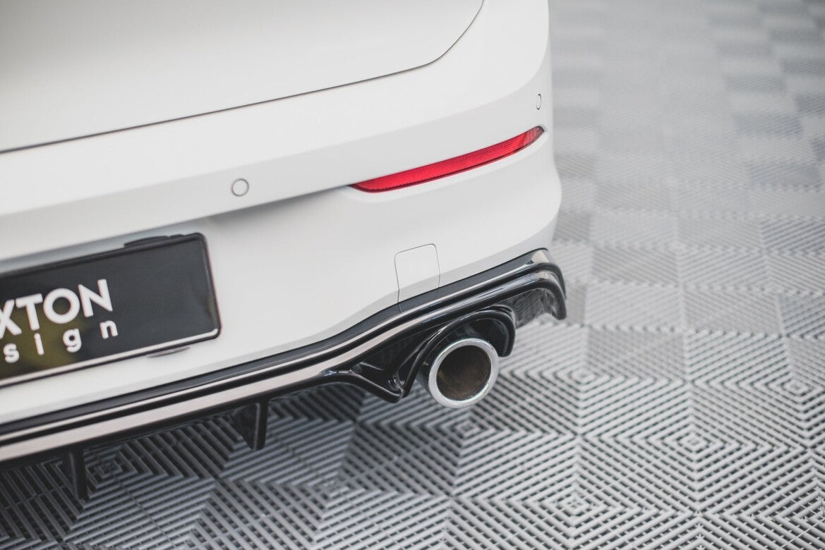 Heckansatz Diffusor V.2 passend für VW Golf GTI Mk8 schwarz Hochglanz