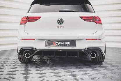 Heckansatz Diffusor V.2 passend für VW Golf GTI Mk8 schwarz Hochglanz
