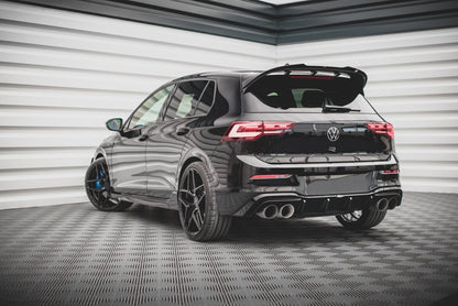 Heckansatz Diffusor V.2 passend für VW Golf R Hatchback Mk8 FL schwarz Hochglanz