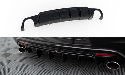 Heckansatz Diffusor V.2 passend für VW Scirocco R Mk3 schwarz Hochglanz