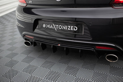 Heckansatz Diffusor V.2 passend für VW Scirocco R Mk3 schwarz Hochglanz