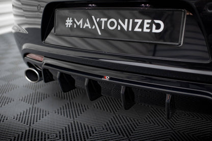 Heckansatz Diffusor V.2 passend für VW Scirocco R Mk3 schwarz Hochglanz