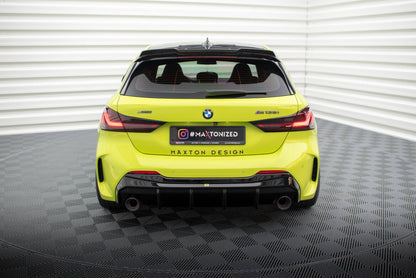 Heckansatz Diffusor V.3 passend für BMW 1er F40 M-Paket/ M135i / 128ti (Einzelauspuff li. re.) schwarz Hochglanz