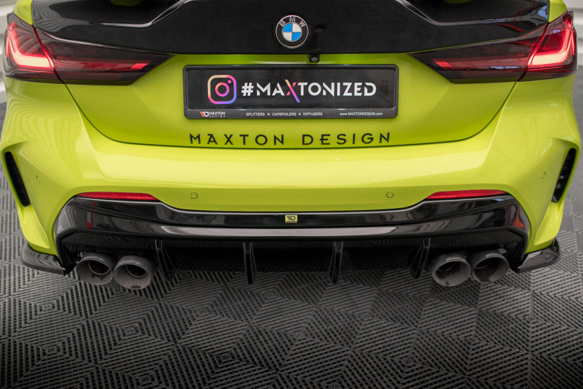 Heckansatz Diffusor V.3 passend für BMW 1er F40 M-Paket/ M135i / 128ti schwarz Hochglanz