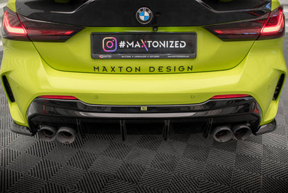 Heckansatz Diffusor V.3 passend für BMW 1er F40 M-Paket/ M135i / 128ti schwarz Hochglanz