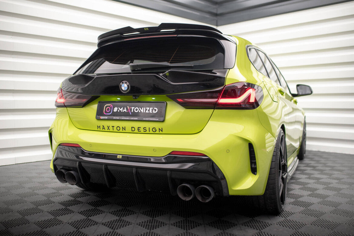 Heckansatz Diffusor V.3 passend für BMW 1er F40 M-Paket/ M135i / 128ti schwarz Hochglanz