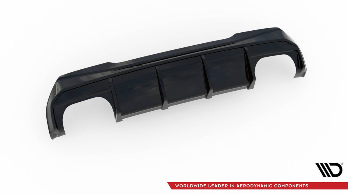 Heckansatz Diffusor V.3 passend für BMW 1er F40 M-Paket/ M135i / 128ti schwarz Hochglanz