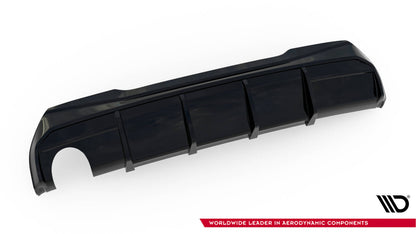 Heckansatz Diffusor V.3 passend für BMW 1er M-Paket / 128ti F40 (Einzelauspuff li.) schwarz Hochglanz
