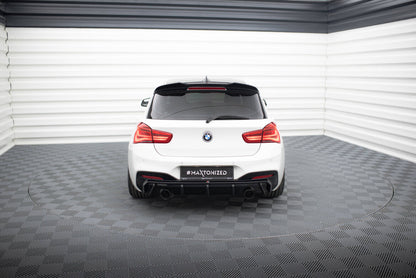 Heckansatz Diffusor V.3 passend für BMW M140i F20 FL schwarz Hochglanz