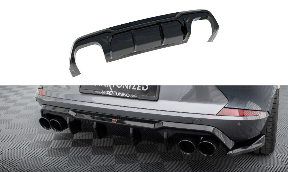 Heckansatz Diffusor V.3 passend für CUPRA Formentor VZ Mk1 / Mk1 FL schwarz Hochglanz