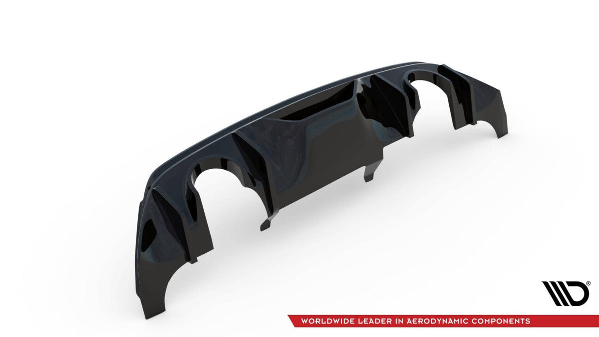 Heckansatz Diffusor V.3 passend für Ford Fiesta ST Mk8 schwarz Hochglanz