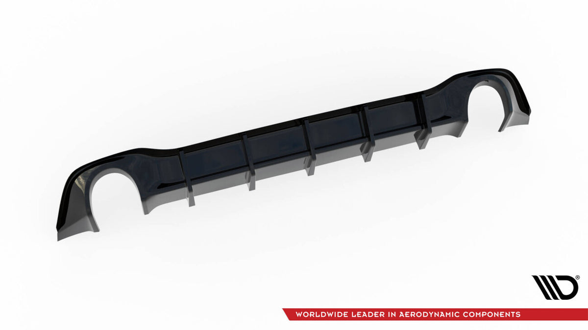 Heckansatz Diffusor V.3 passend für VW Golf GTI Mk8 schwarz Hochglanz