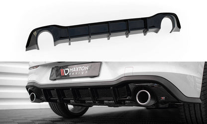 Heckansatz Diffusor V.3 passend für VW Golf GTI Mk8 schwarz Hochglanz