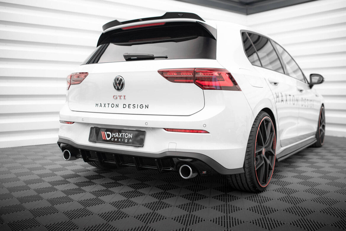 Heckansatz Diffusor V.3 passend für VW Golf GTI Mk8 schwarz Hochglanz