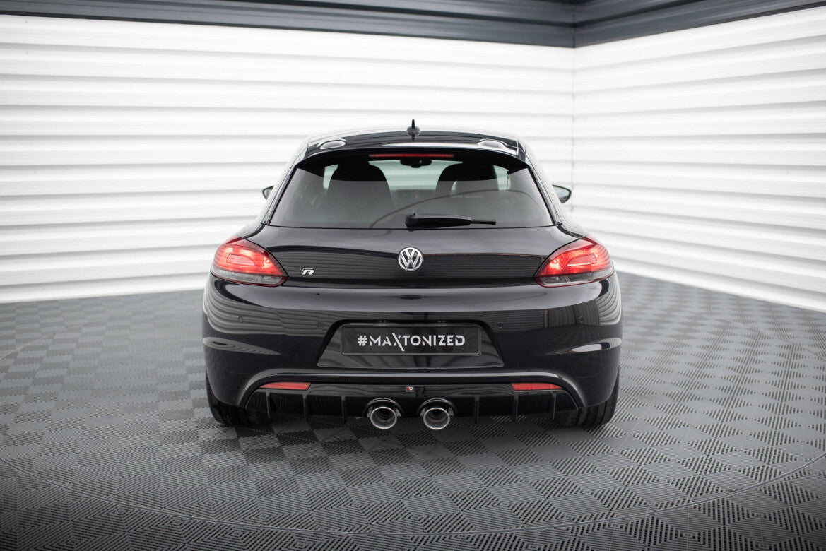 Heckansatz Diffusor V.3 passend für VW Scirocco R Mk3 schwarz Hochglanz