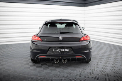 Heckansatz Diffusor V.3 passend für VW Scirocco R Mk3 schwarz Hochglanz