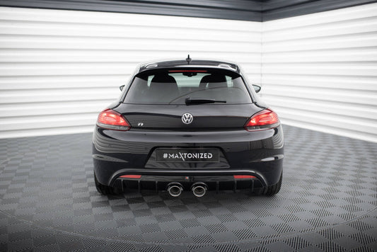 Heckansatz Diffusor V.3 passend für VW Scirocco R Mk3 schwarz Hochglanz