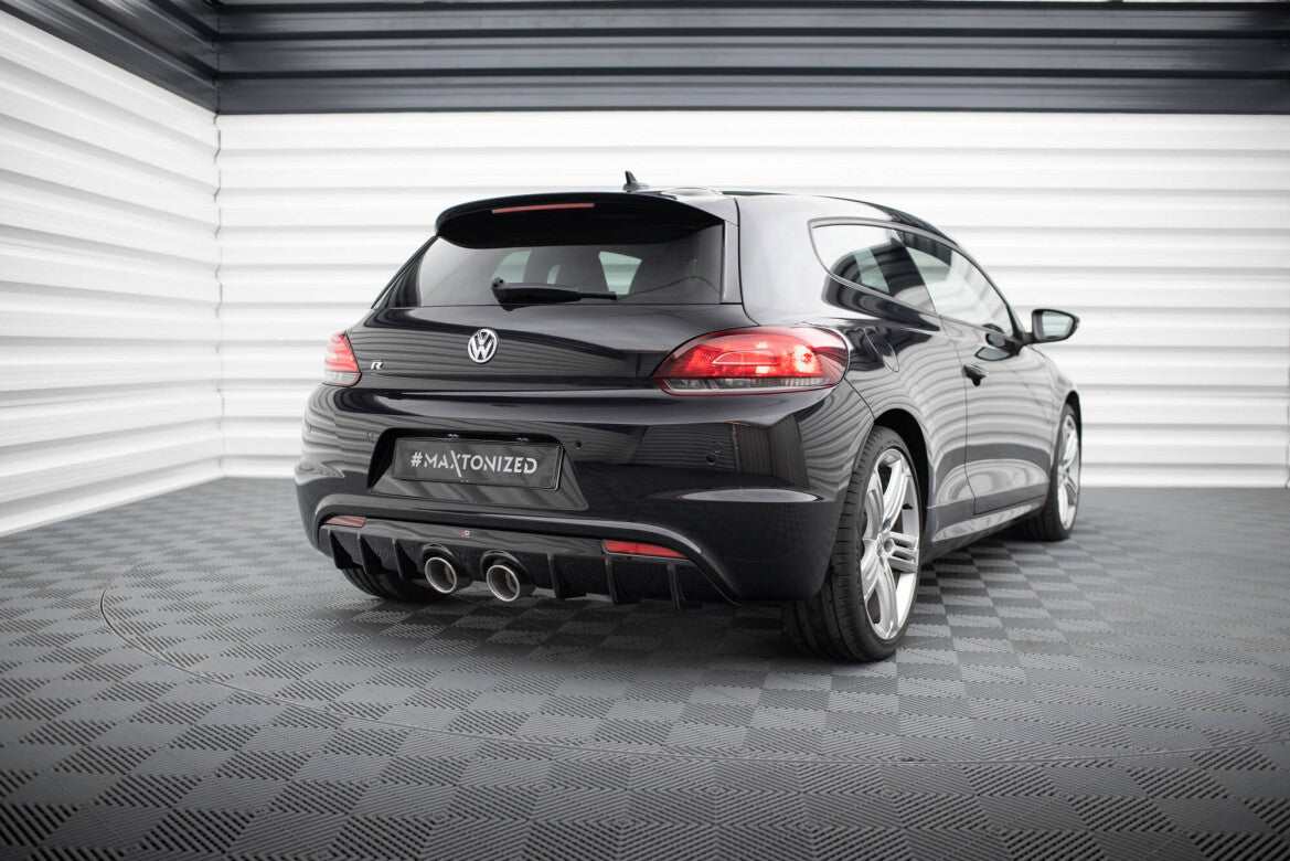 Heckansatz Diffusor V.3 passend für VW Scirocco R Mk3 schwarz Hochglanz