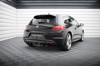 Heckansatz Diffusor V.3 passend für VW Scirocco R Mk3 schwarz Hochglanz