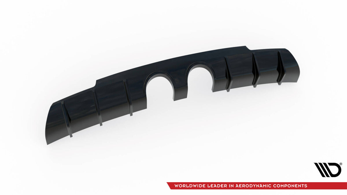 Heckansatz Diffusor V.3 passend für VW Scirocco R Mk3 schwarz Hochglanz