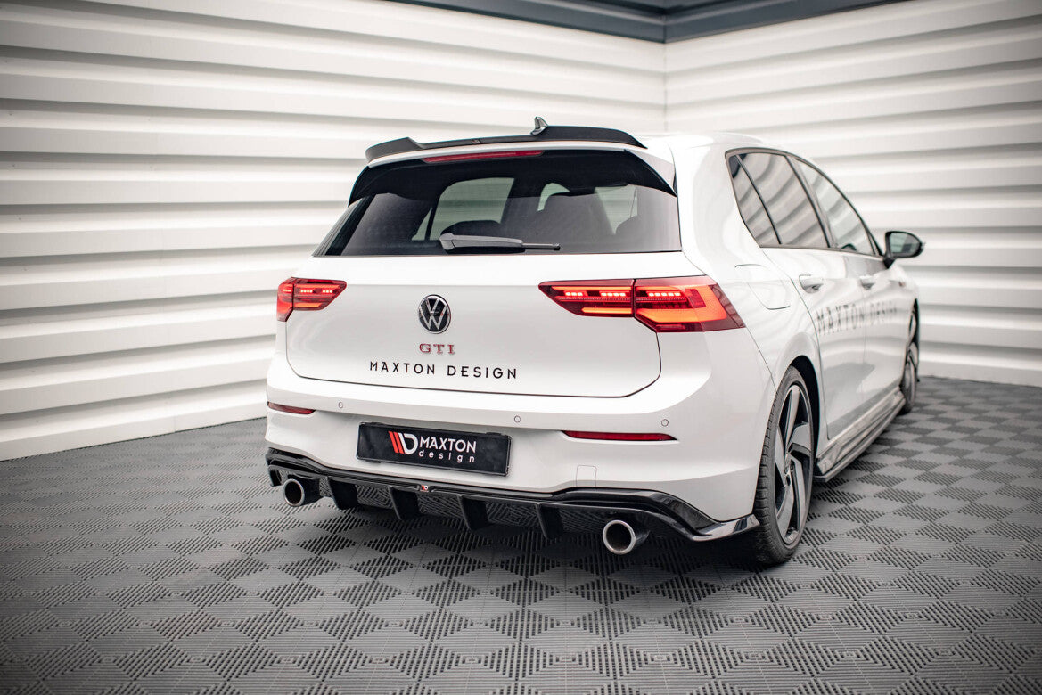 Heckansatz Diffusor V.4 passend für VW Golf GTI Mk8 schwarz Hochglanz