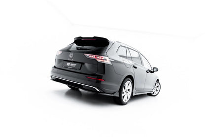 Heckansatz passend für VW Golf Variant Mk8 Facelift schwarz Hochglanz