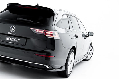 Heckansatz passend für VW Golf Variant Mk8 Facelift schwarz Hochglanz