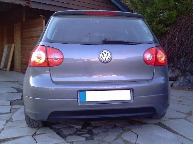 HECKSANSATZ passend für VW Golf 5 GTI EDITION 30 (ohne Endrohr passend für Standard Auspuff)