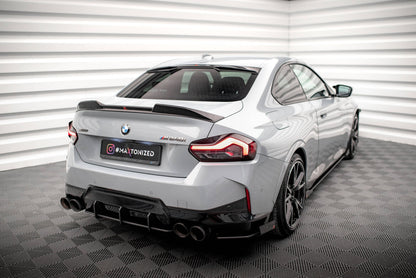Heckscheiben Spoiler passend für BMW 2 Coupe G42 / M2 G87 schwarz Hochglanz