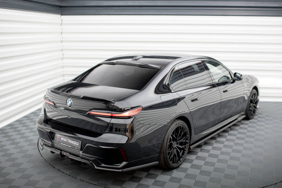 Heckscheiben Spoiler passend für BMW 7 G70 schwarz Hochglanz