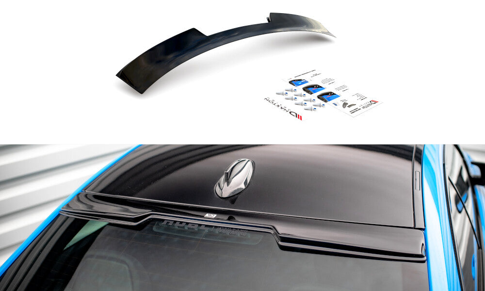 Heckscheiben Spoiler passend für BMW M2 F87 schwarz Hochglanz