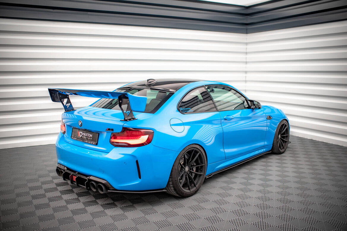 Heckscheiben Spoiler passend für BMW M2 F87 schwarz Hochglanz