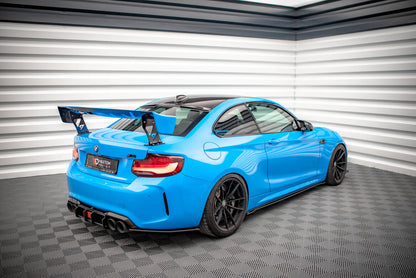 Heckscheiben Spoiler passend für BMW M2 F87 schwarz Hochglanz